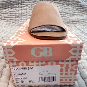 Gianni Bini Ibiza Nude Slide Sandals